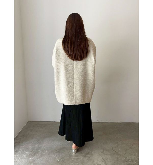 LAGUNAMOON「アシンメトリーネックフレアニットワンピース」|ワンピース|