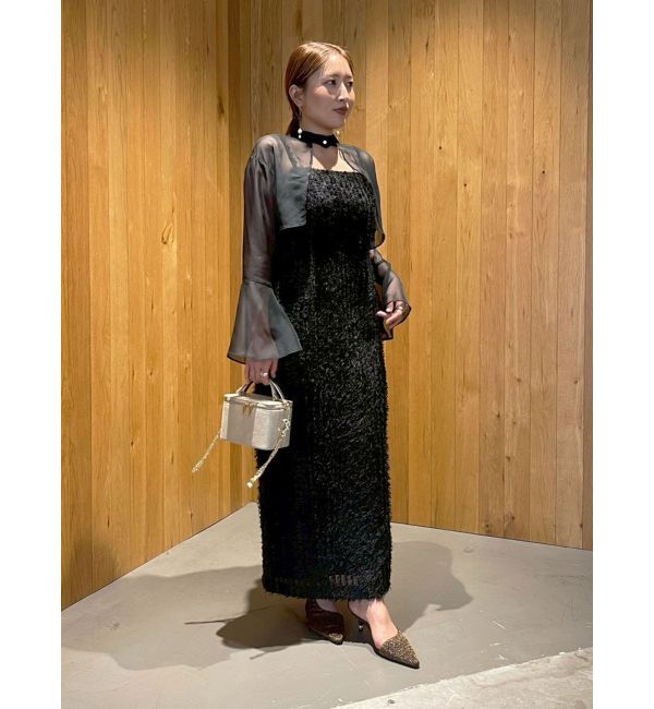 LAGUNAMOON「LADYブラウスレイヤードキャミワンピース」|ワンピース|