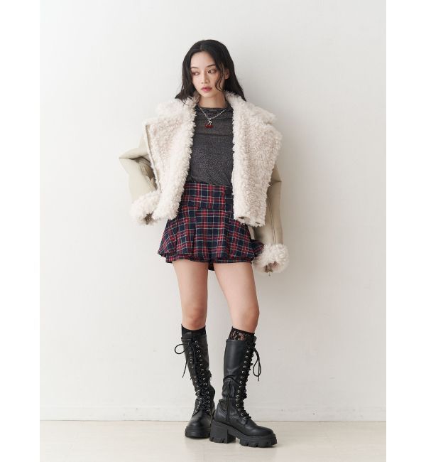 jouetie「ラメハイネックトップス」|Tシャツ・カットソー|