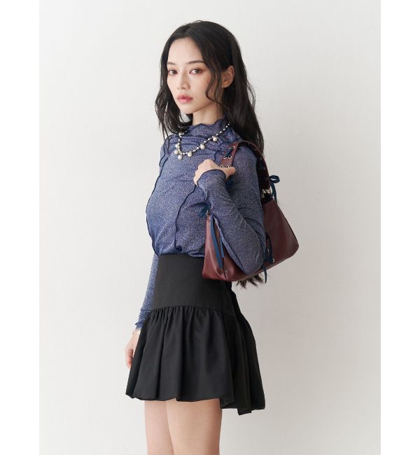 jouetie「ラメハイネックトップス」|Tシャツ・カットソー|