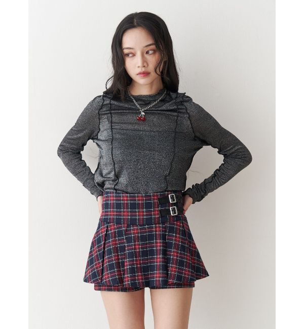 jouetie「ラメハイネックトップス」|Tシャツ・カットソー|