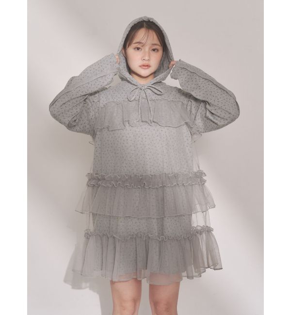 merry jenny「ミルキーアイレットチュールワンピース」|ワンピース|