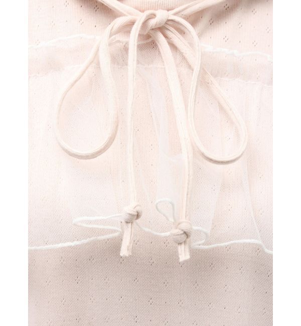 merry jenny「ミルキーアイレットチュールワンピース」|ワンピース|