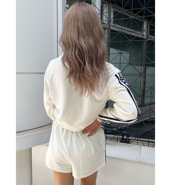 GYDA「RELAXING ON MY OWNロゴラインジャケット【SETUP着用可】」|ブルゾン・スタジャン|