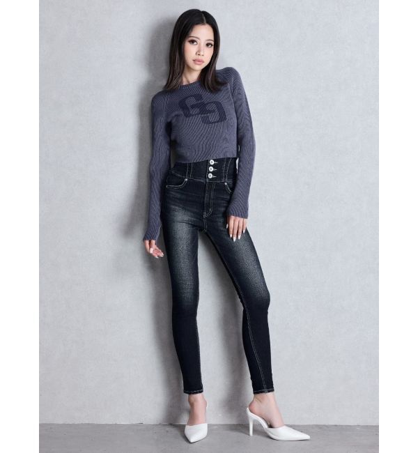 GYDA「GG two color scheme ニットトップス」|ニット・セーター|