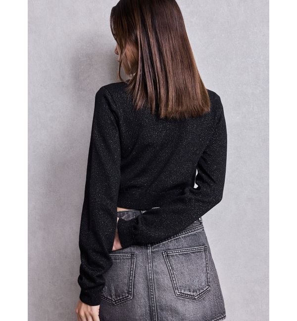 GYDA「Symmetry GYDAラメニットトップス」|ニット・セーター|