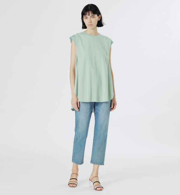  「フレアテールバックプリーツカットソー」|Tシャツ・カットソー|