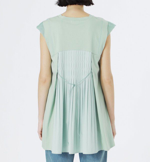  「フレアテールバックプリーツカットソー」|Tシャツ・カットソー|