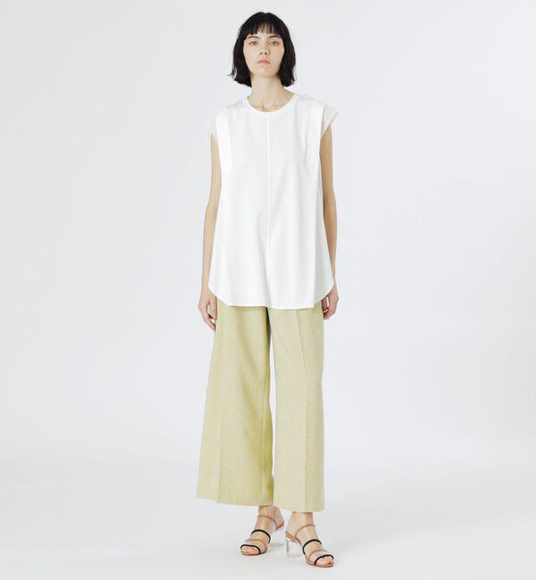  「フレアテールバックプリーツカットソー」|Tシャツ・カットソー|