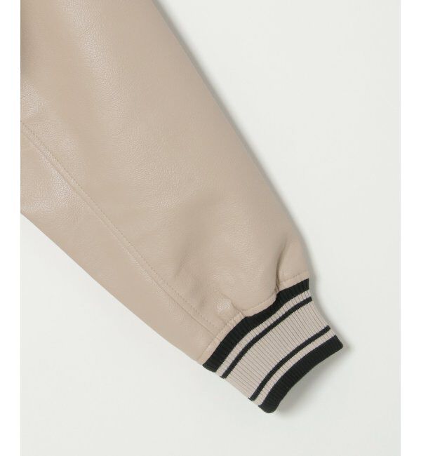 VENCE share style「【ユニセックス】VISION STREET WEAR ビジョンストリートウェア フェイクレザーブルゾン」|ブルゾン・スタジャン|