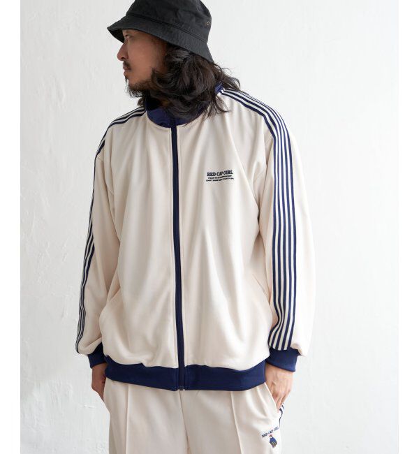 VENCE share style「【セットアップ対応】Red Cap Girl レッドキャップガール トラックジャケット」|カーディガン|ホワイト