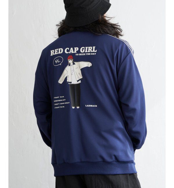 VENCE share style「【セットアップ対応】Red Cap Girl レッドキャップガール トラックジャケット」|カーディガン|ネイビー