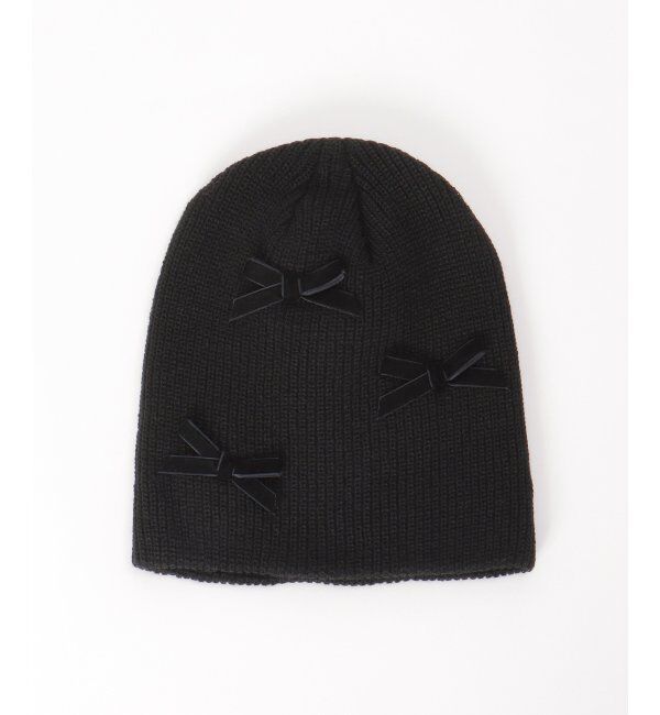 VENCE share style「ベロアリボンニット帽」|ニット帽|