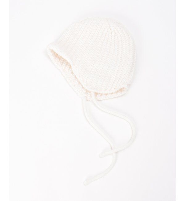 VENCE share style「耳付きニット帽」|ニット帽|ホワイト
