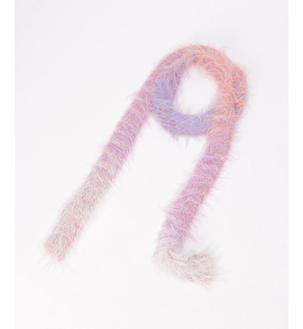 VENCE share style「ニュアンスファースリムマフラー」|バンダナ・スカーフ|