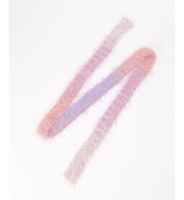 VENCE share style「ニュアンスファースリムマフラー」|バンダナ・スカーフ|