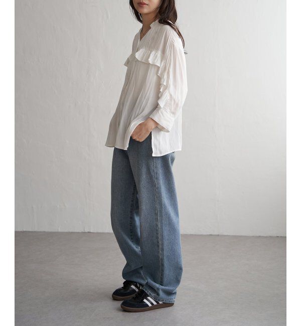 VENCE share style「袖フリルブラウス」|シャツ・ブラウス|