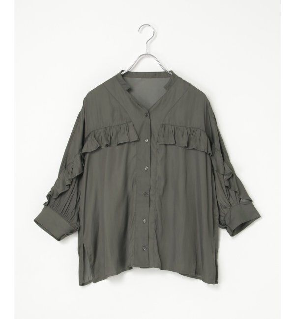VENCE share style「袖フリルブラウス」|シャツ・ブラウス|