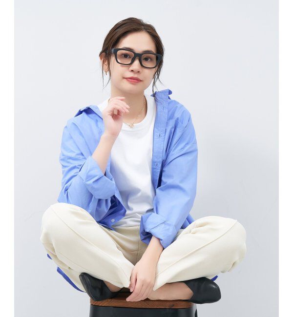  「ウェリントン型メガネ｜黒縁フレーム｜太縁フレーム｜Zoff｜BRIGADE レンズ交換券付」|メガネ|