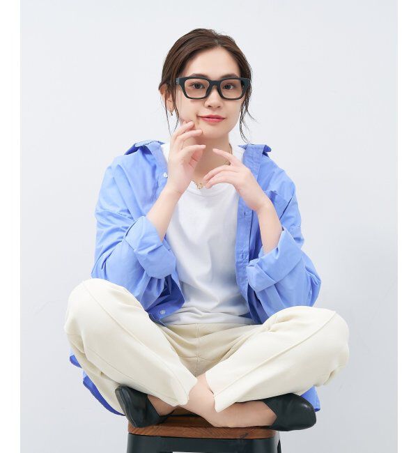  「ウェリントン型メガネ｜黒縁フレーム｜太縁フレーム｜Zoff｜BRIGADE レンズ交換券付」|メガネ|