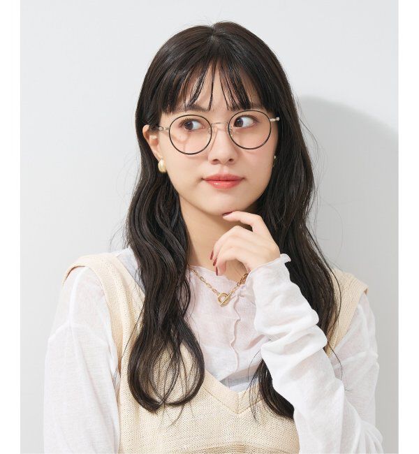  「Zoff|UNITED ARROWS|ボストン型 メガネ｜ユナイテッドアローズ レンズ交換券付」|メガネ|