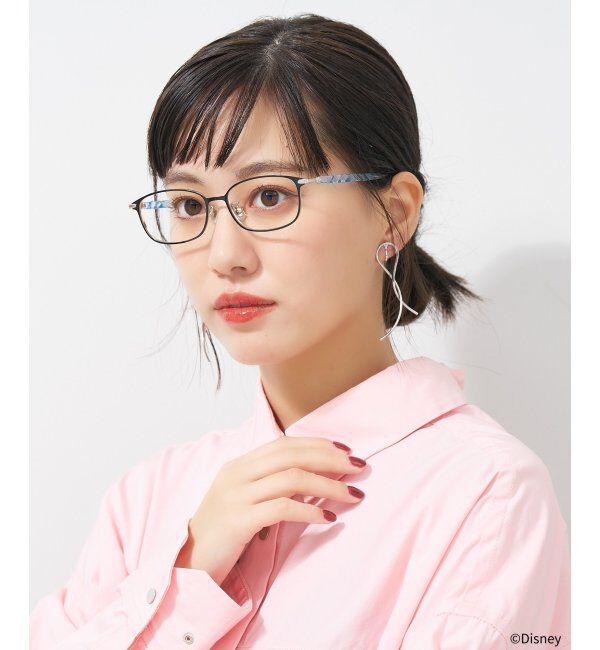  「メガネ Disney PRINCESS アリエル (カジュアルライン) ディズニープリンセス レンズ交換券付」|メガネ|