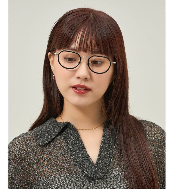  「Zoff｜Knuth Marf ボストン型 メガネ   クラウンパント ｜伊達・度付きメガネ   レンズ交換券付」|メガネ|