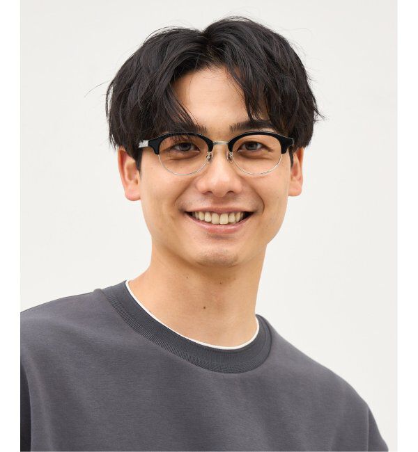  「Zoff｜Knuth Marf ボストン型 メガネ   クラウンパント ｜伊達・度付きメガネ   レンズ交換券付」|メガネ|