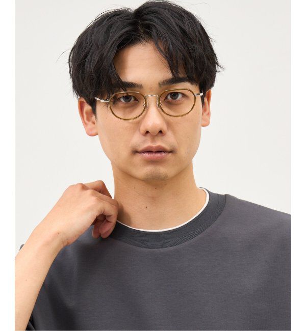  「Zoff｜Knuth Marf ボストン型 メガネ   クラウンパント ｜伊達・度付きメガネ   レンズ交換券付」|メガネ|