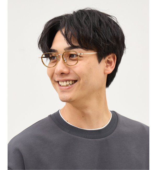  「Zoff｜Knuth Marf ボストン型 メガネ   クラウンパント ｜伊達・度付きメガネ   レンズ交換券付」|メガネ|