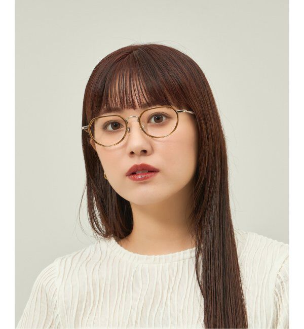  「Zoff｜Knuth Marf ボストン型 メガネ   クラウンパント ｜伊達・度付きメガネ   レンズ交換券付」|メガネ|