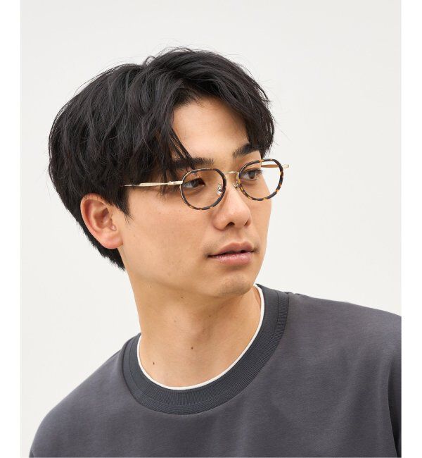  「Zoff｜Knuth Marf ボストン型 メガネ   クラウンパント ｜伊達・度付きメガネ   レンズ交換券付」|メガネ|