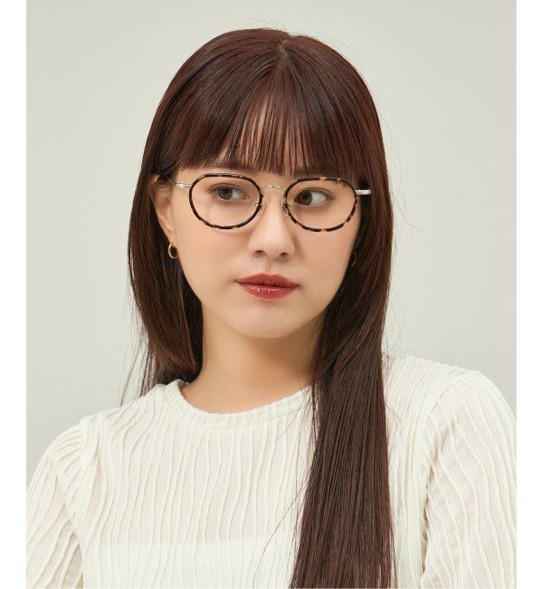  「Zoff｜Knuth Marf ボストン型 メガネ   クラウンパント ｜伊達・度付きメガネ   レンズ交換券付」|メガネ|