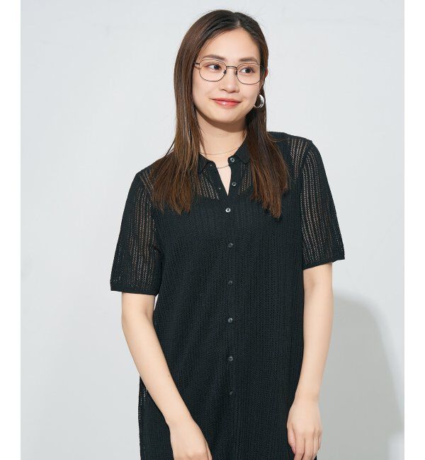  「ウェリントン型 メガネ | チタン 軽量 メタルフレーム レディース 大人可愛い レンズ交換券付」|メガネ|