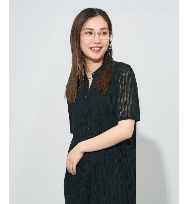  「ウェリントン型 メガネ | チタン 軽量 メタルフレーム レディース 大人可愛い レンズ交換券付」|メガネ|