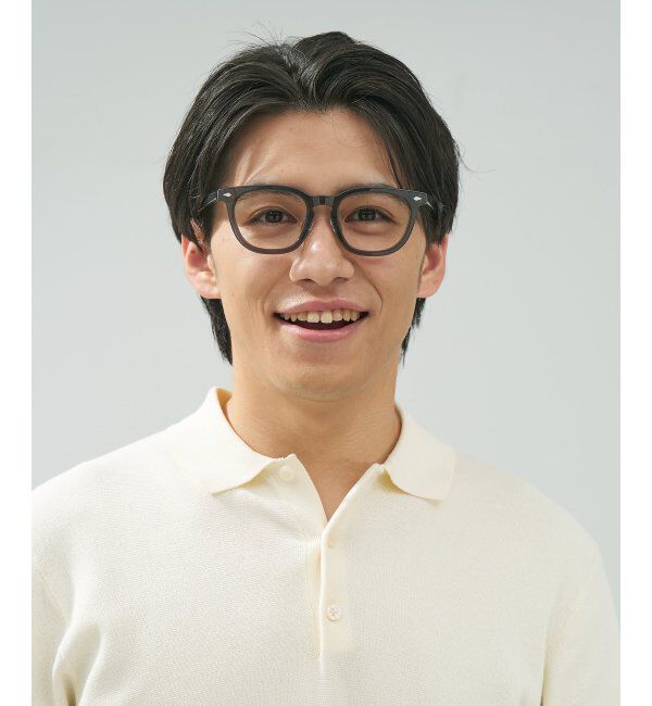  「 ウェリントン型 メガネ | 黒縁フレーム 伊達めがね 度付きユニセックス 読書  CLASSIC  レンズ交換券付」|メガネ|