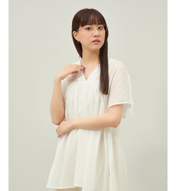  「オーバル型 メガネ 軽量 チタン｜大人可愛い｜伊達メガネ 度付きメガネ｜ビジネス レンズ交換券付」|メガネ|ライトピンク