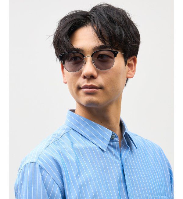  「SUNCUTGlasses/UV100%CUT サングラス カラーレンズ  紫外線対策 UVカット スタイリッシュ ユニセックス」|サングラス|