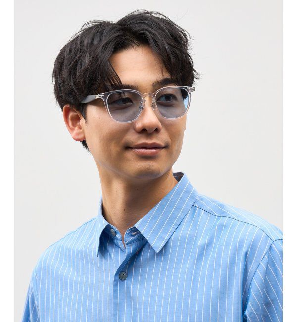  「SUNCUTGlasses/UV100%CUT サングラス｜ラバーテンプル｜ズレ落ち防止｜カラーレンズ｜紫外線対策 UVカット」|サングラス|