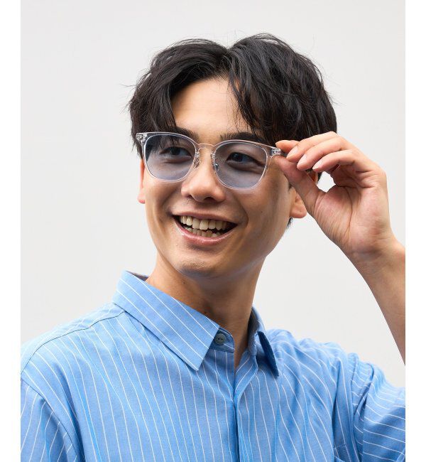  「SUNCUTGlasses/UV100%CUT サングラス｜ラバーテンプル｜ズレ落ち防止｜カラーレンズ｜紫外線対策 UVカット」|サングラス|