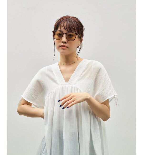  「SUNCUTGlasses/UV100%CUT サングラス｜ラバーテンプル｜ズレ落ち防止｜カラーレンズ｜紫外線対策 UVカット」|サングラス|