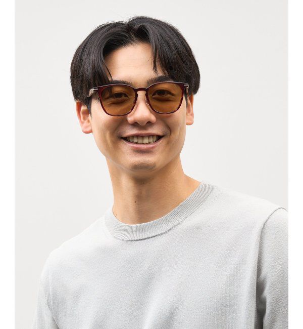  「SUNCUTGlasses/UV100%CUT サングラス｜ラバーテンプル｜ズレ落ち防止｜カラーレンズ｜紫外線対策 UVカット」|サングラス|