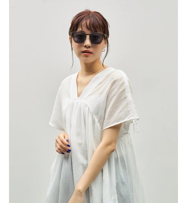  「SUNCUTGlasses/UV100%CUT サングラス｜ラバーテンプル｜ズレ落ち防止｜カラーレンズ｜紫外線対策 UVカット」|サングラス|