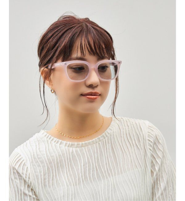 「Zoff｜GDC ウェリントン型 サングラス｜紫外線対策 UVカット｜スタイリッシュ｜ユニセックス」|サングラス|ピンク