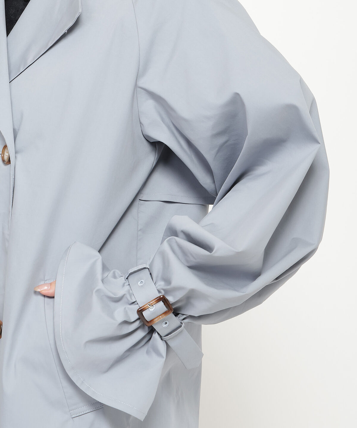 REDYAZEL「チェックライニングトレンチコート」|トレンチコート|