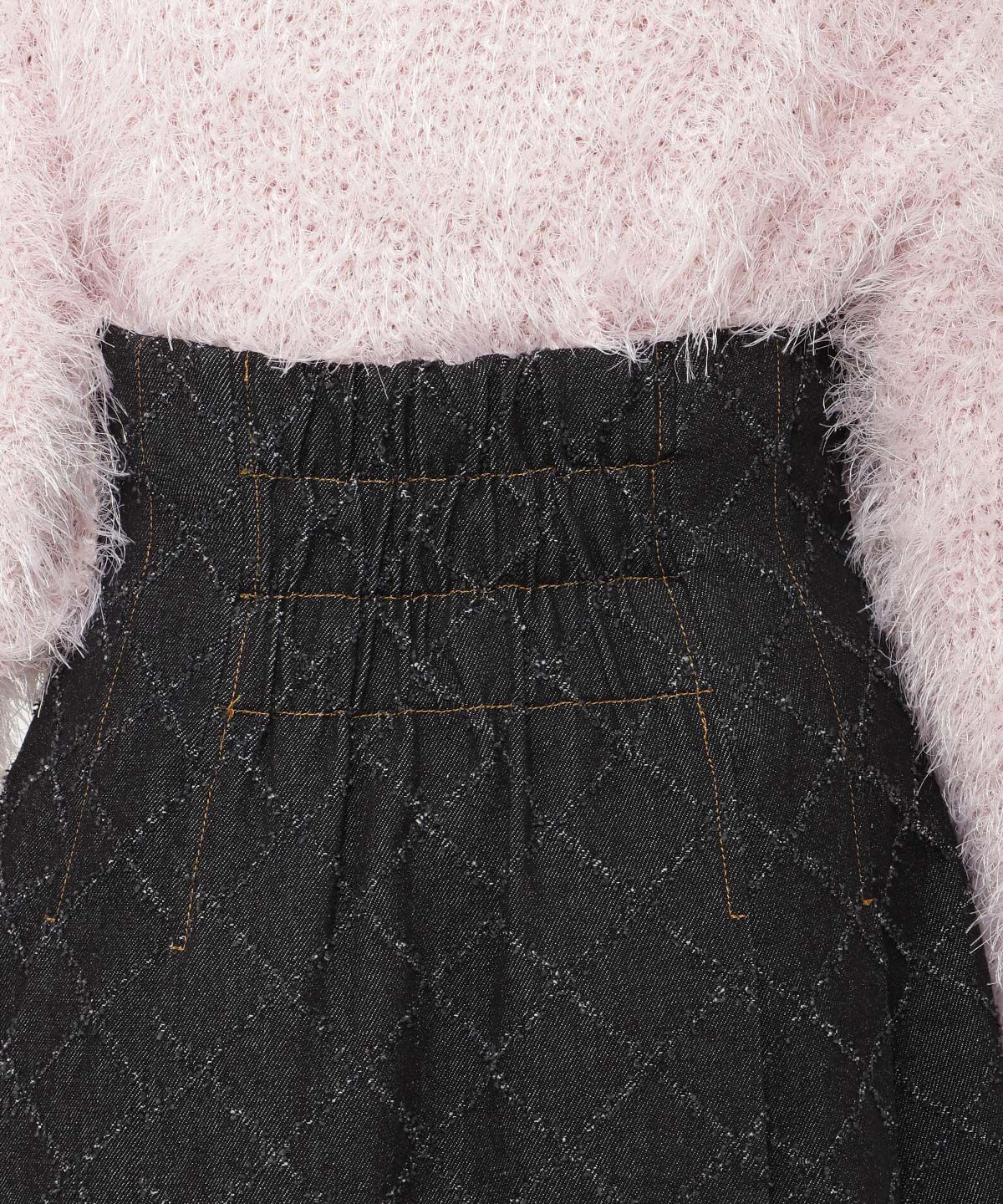 REDYAZEL「ダイヤデニムミニスカート」|フレア|