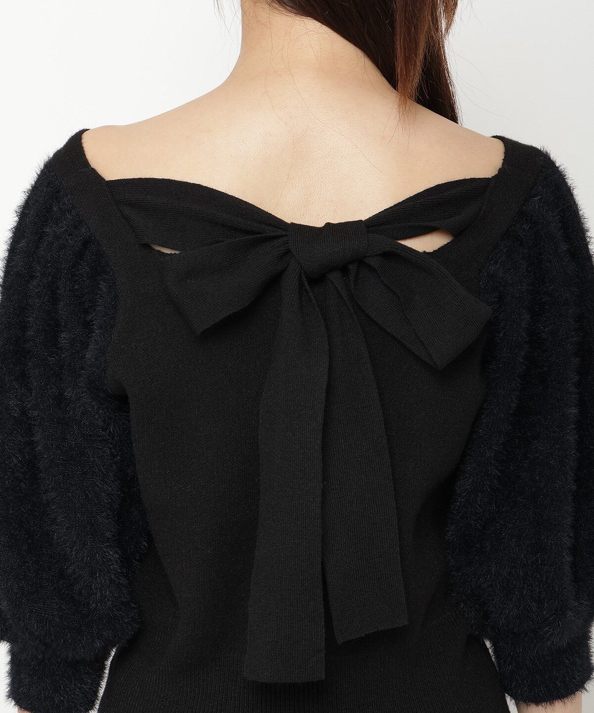 REDYAZEL「シャギースリーブニットトップス」|ニット・セーター|