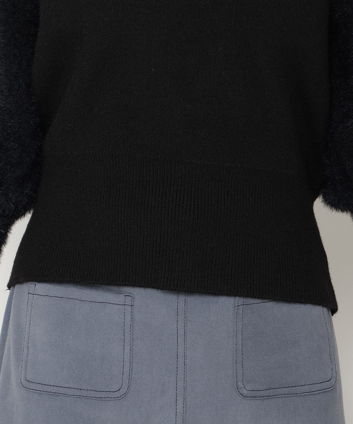 REDYAZEL「シャギースリーブニットトップス」|ニット・セーター|