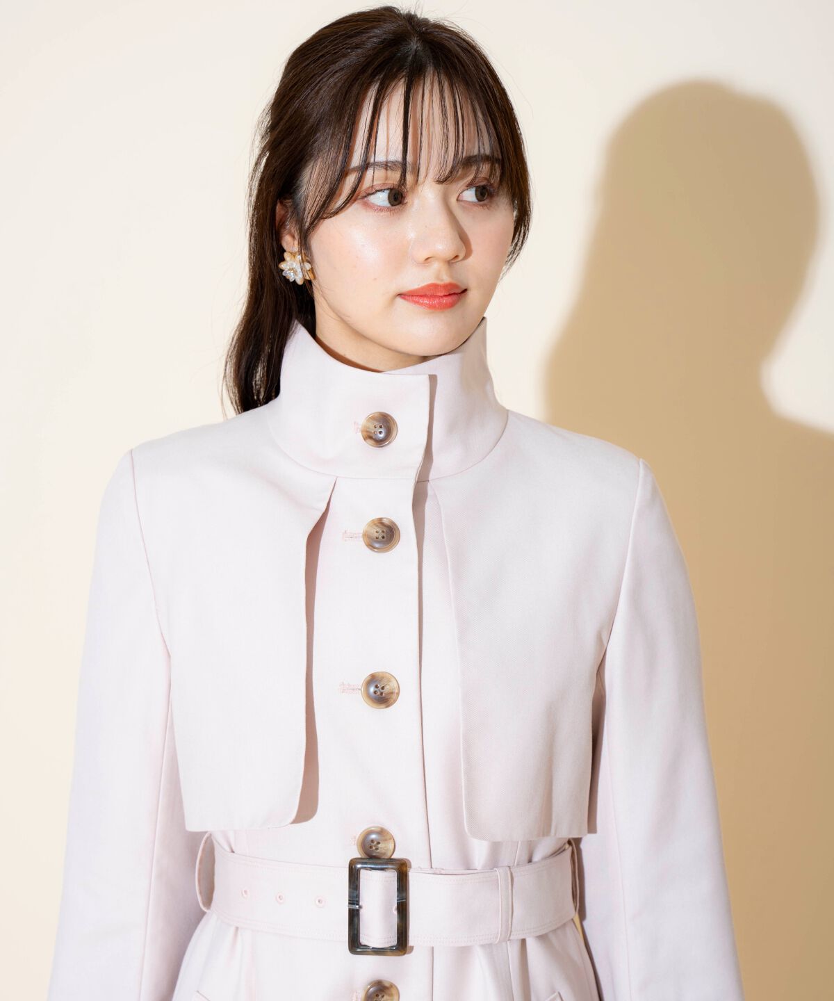 WILLSELECTION「スタンドカラーシングルトレンチコート」|トレンチコート|