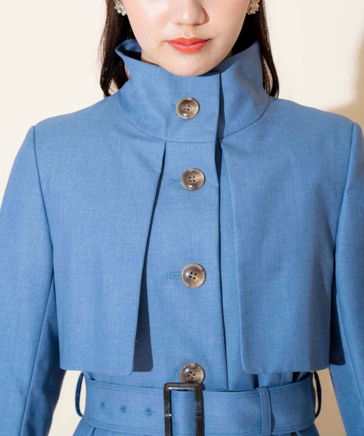 WILLSELECTION「スタンドカラーシングルトレンチコート」|トレンチコート|